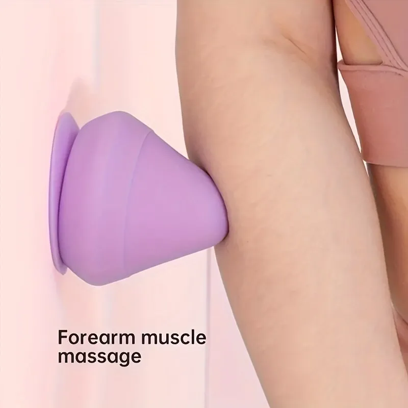 Wall-mounted Fascia Cone Multi-Function Suction Cup Wall Massager For Back Muscle Relaxation Arm Foot Massager Trigger