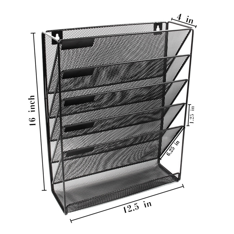 Wall Mounted File Holder Rack Wall Mounted File Holder Rack