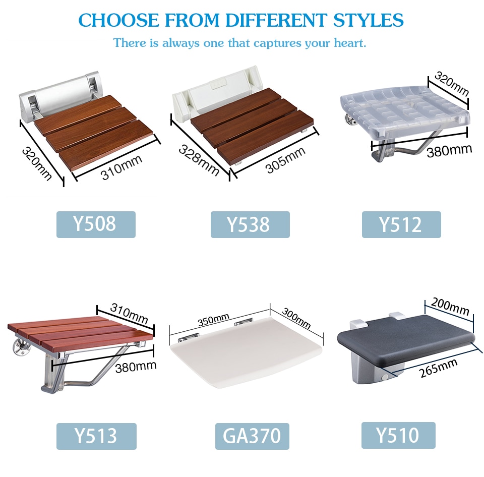 Wall Mounted Folding Shower Seat Wall Mounted Folding Shower Seat