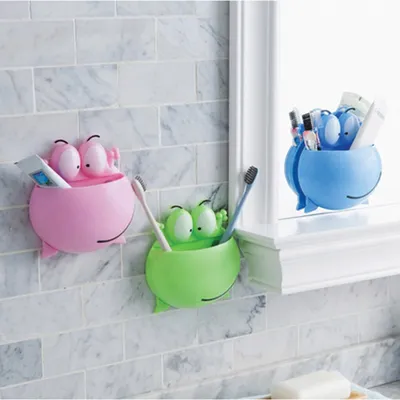 Wall Mounted Frog Toothbrush Holder Wall Mounted Frog Toothbrush Holder