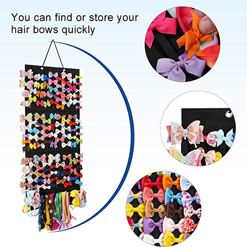 Wall Mounted Hair Bows Organizer