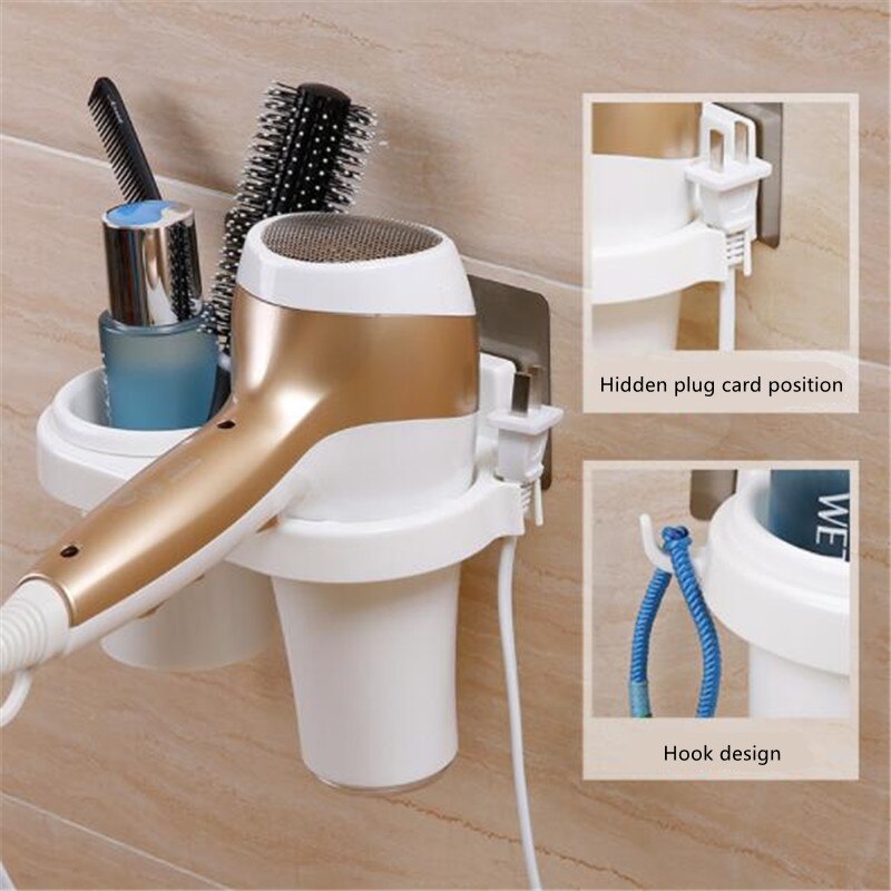 Wall Mounted Hair Dryer Rack Wall Mounted Hair Dryer Rack