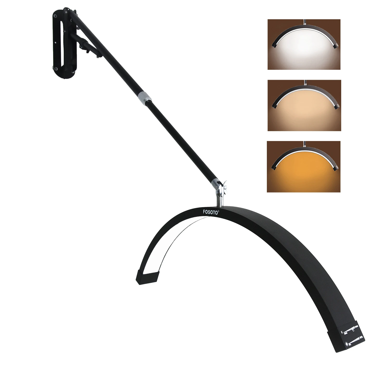 Wall Mounted Half Moon Lamp Photographic Fill Light LED Ceiling Light for Barbershop Eyelashes Nail Tattoo Beauty Salon Wall Mounted Half Moon Lamp Photographic Fill Light LED Ceiling Light for Barbershop Eyelashes Nail Tattoo Beauty Salon