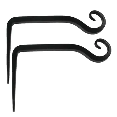 Wall Mounted Lantern Hook Iron Bracket (2 pcs) Wall Mounted Lantern Hook Iron Bracket (2 pcs)