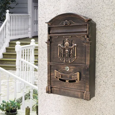 Wall Mounted Letter Box Retro Mailbox Wall Mounted Letter Box Retro Mailbox