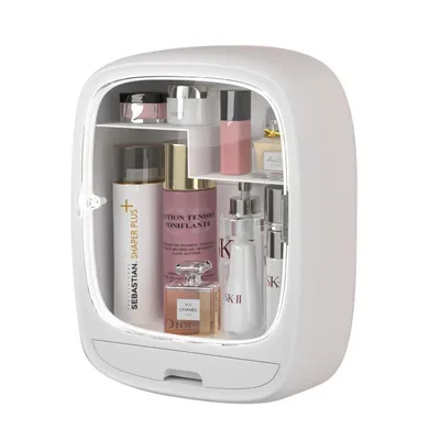Wall Mounted Makeup Storage