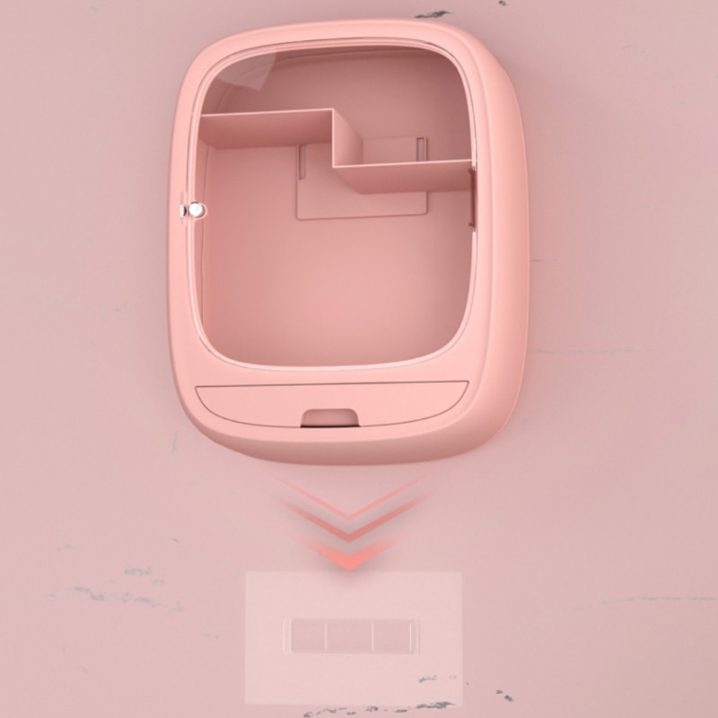 Wall Mounted Makeup Storage
