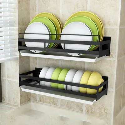 Wall Mounted Plate Rack Storage Wall Mounted Plate Rack Storage