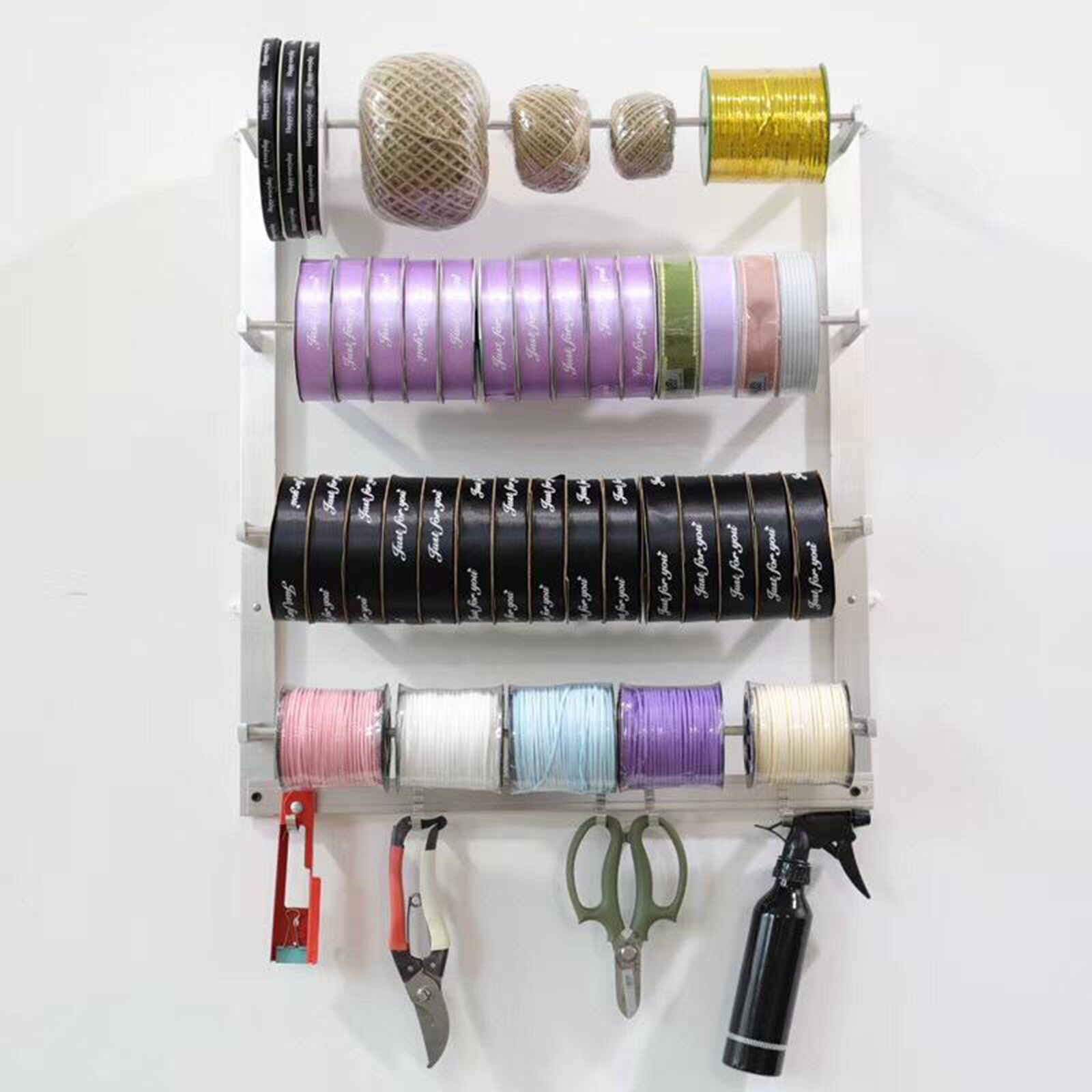Wall Mounted Ribbon Storage Rack Wall Mounted Ribbon Storage Rack