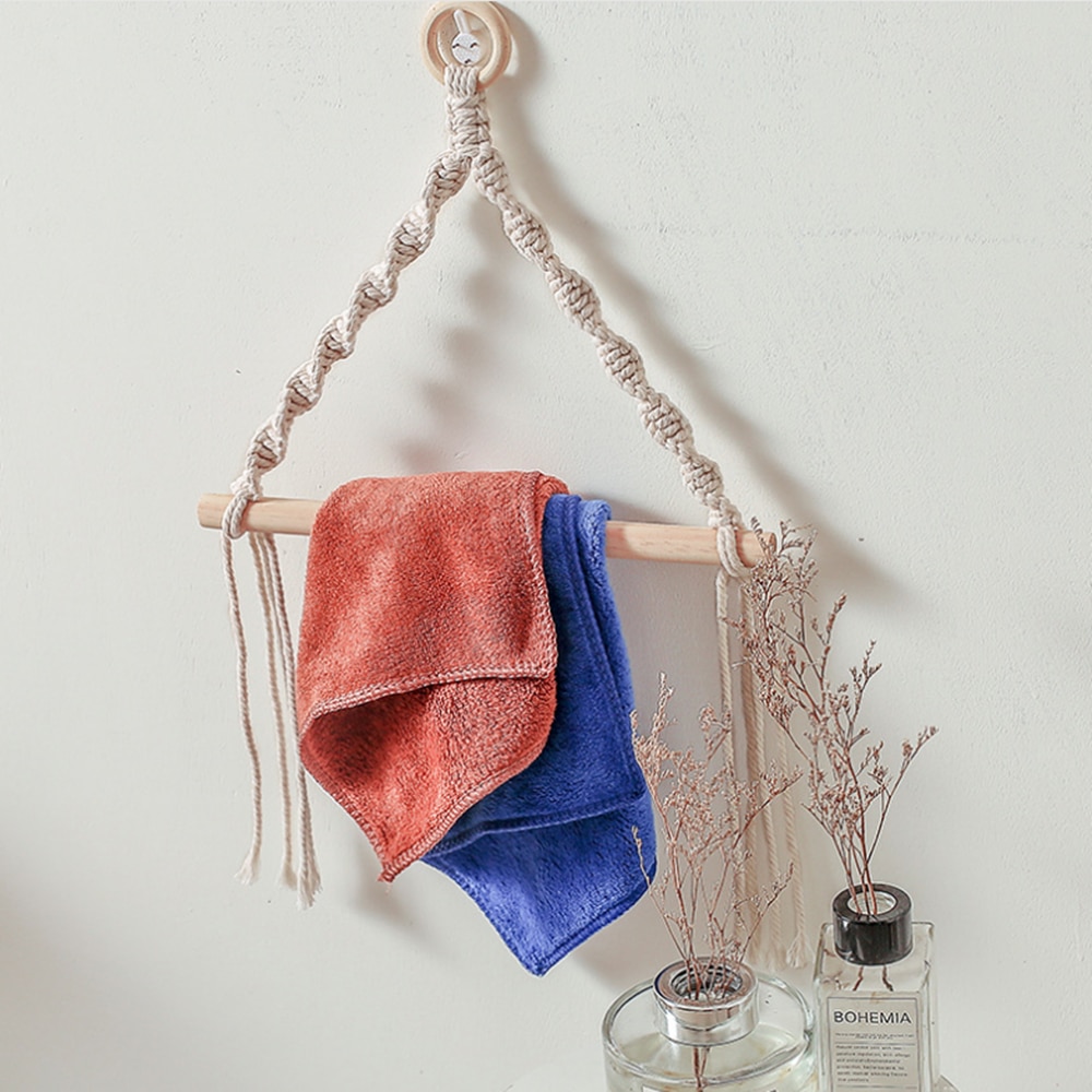 Wall Mounted Rope Toilet Paper Holder