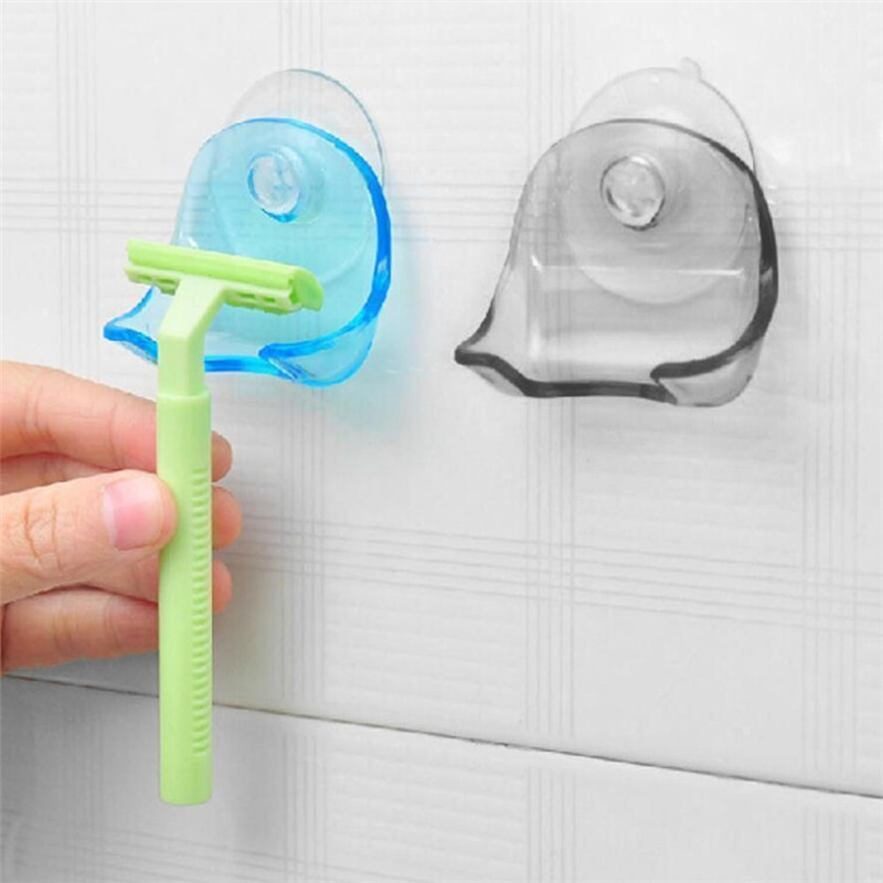 Wall Mounted Suction Cup Razor Holder Wall Mounted Suction Cup Razor Holder
