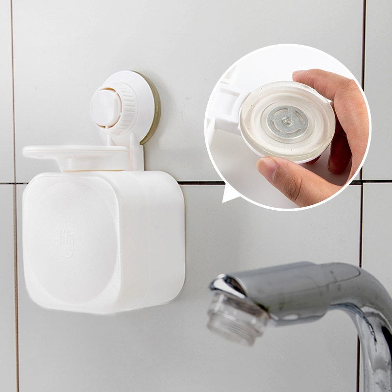 Wall Mounted Suction Cup Soap Dispenser Wall Mounted Suction Cup Soap Dispenser