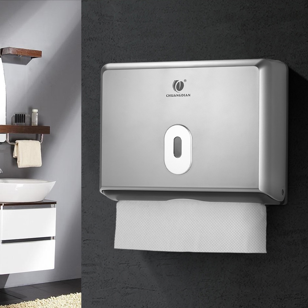 Wall Mounted Tissue Holder with Screws Wall Mounted Tissue Holder with Screws
