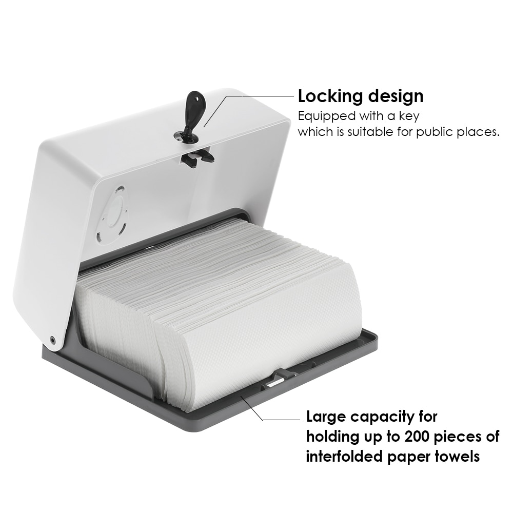 Wall Mounted Tissue Holder with Screws Wall Mounted Tissue Holder with Screws