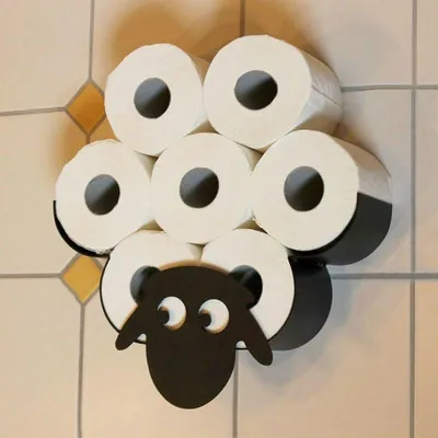 Wall Mounted Toilet Paper Holder Sheep Wall Mounted Toilet Paper Holder Sheep