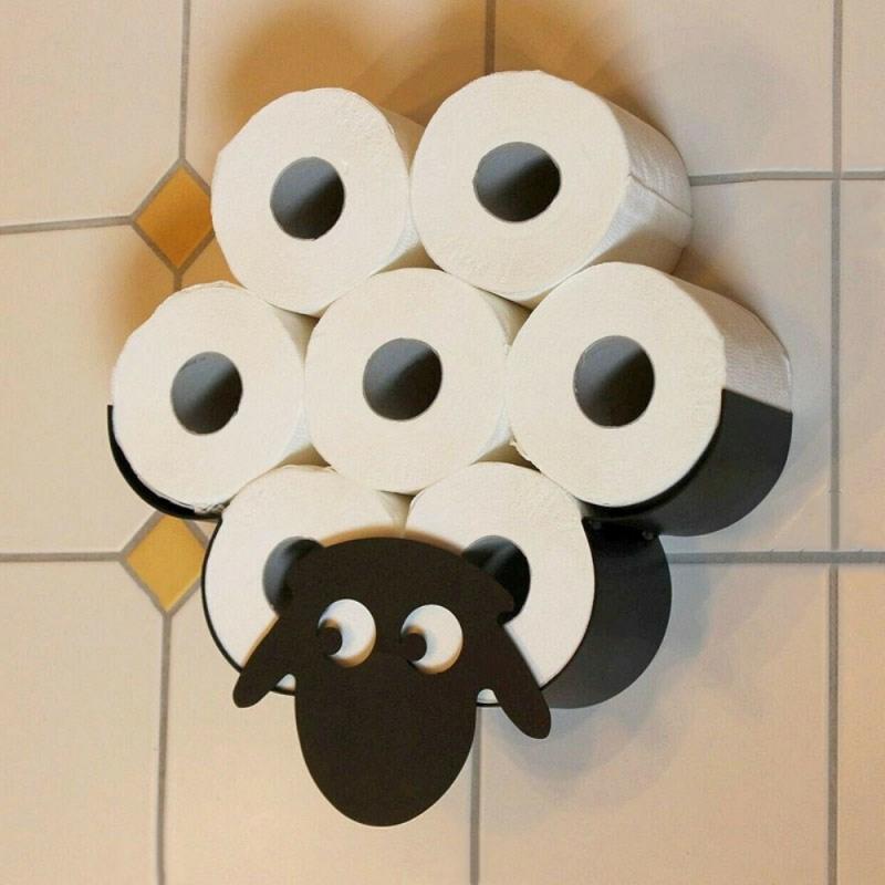 Wall Mounted Toilet Paper Holder Sheep