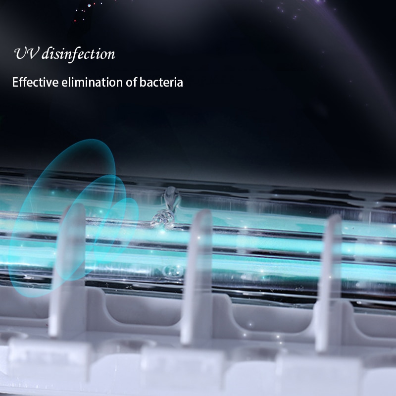 Wall Mounted Toothbrush Holder with UV Light Wall Mounted Toothbrush Holder with UV Light