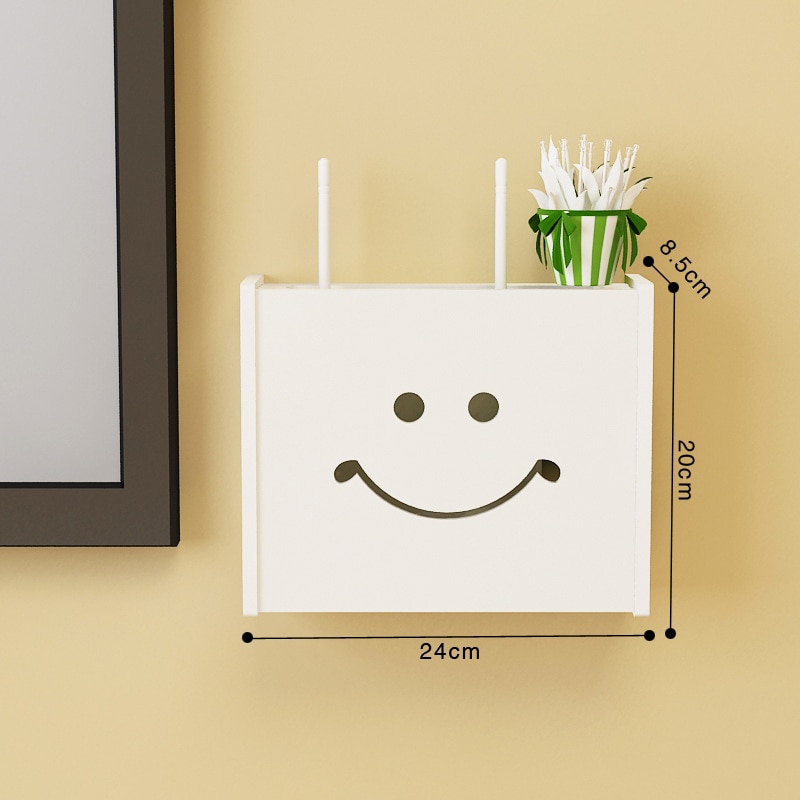 Wall Mounted Wifi Router Storage Box