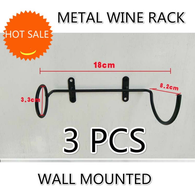 Wall Mounted Wine Rack 3PC Set Wall Mounted Wine Rack 3PC Set