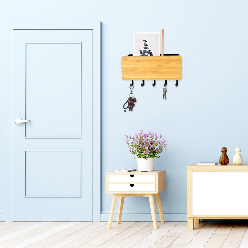 Wall Mounted Wooden Keys Hanger