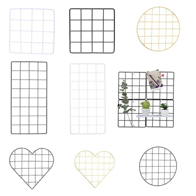 Wall Photo Grid Metal Home Decor