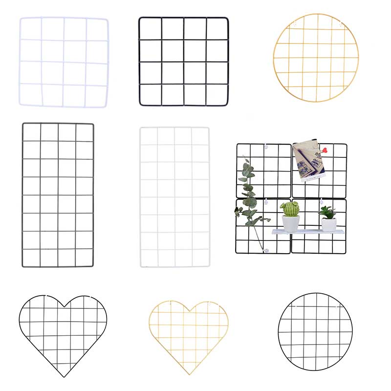 Wall Photo Grid Metal Home Decor