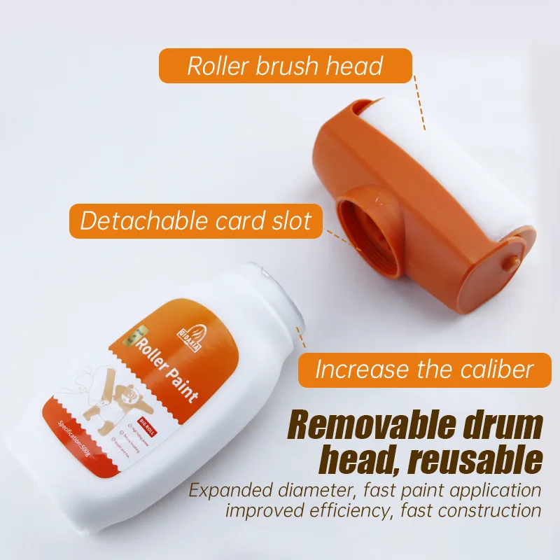 Wall Repair Roller Paint Household Supply Cleaning Tool White Water Based Latex Paint roller DIY Renovation Wall