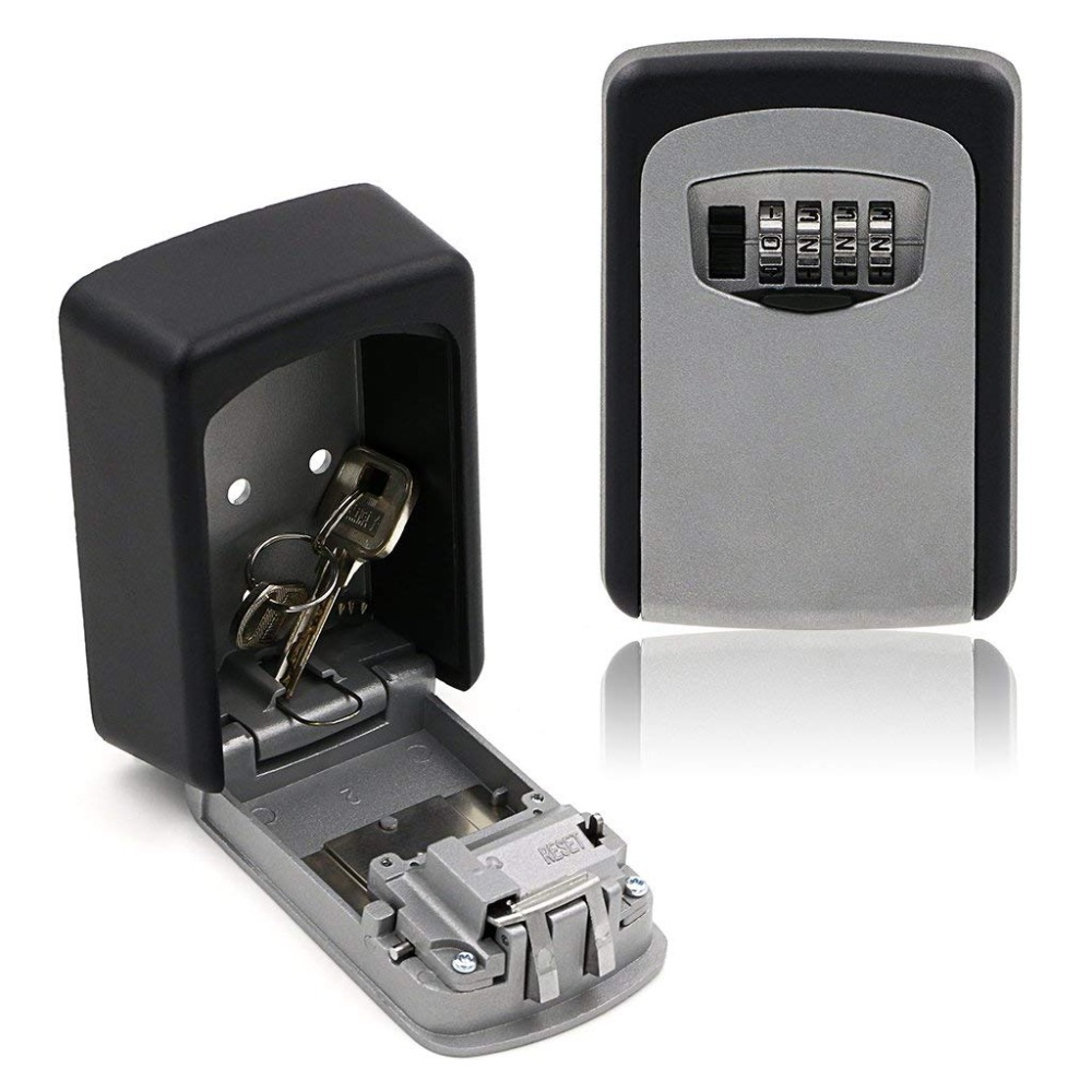 Wall Safe Key Combination Lock Box