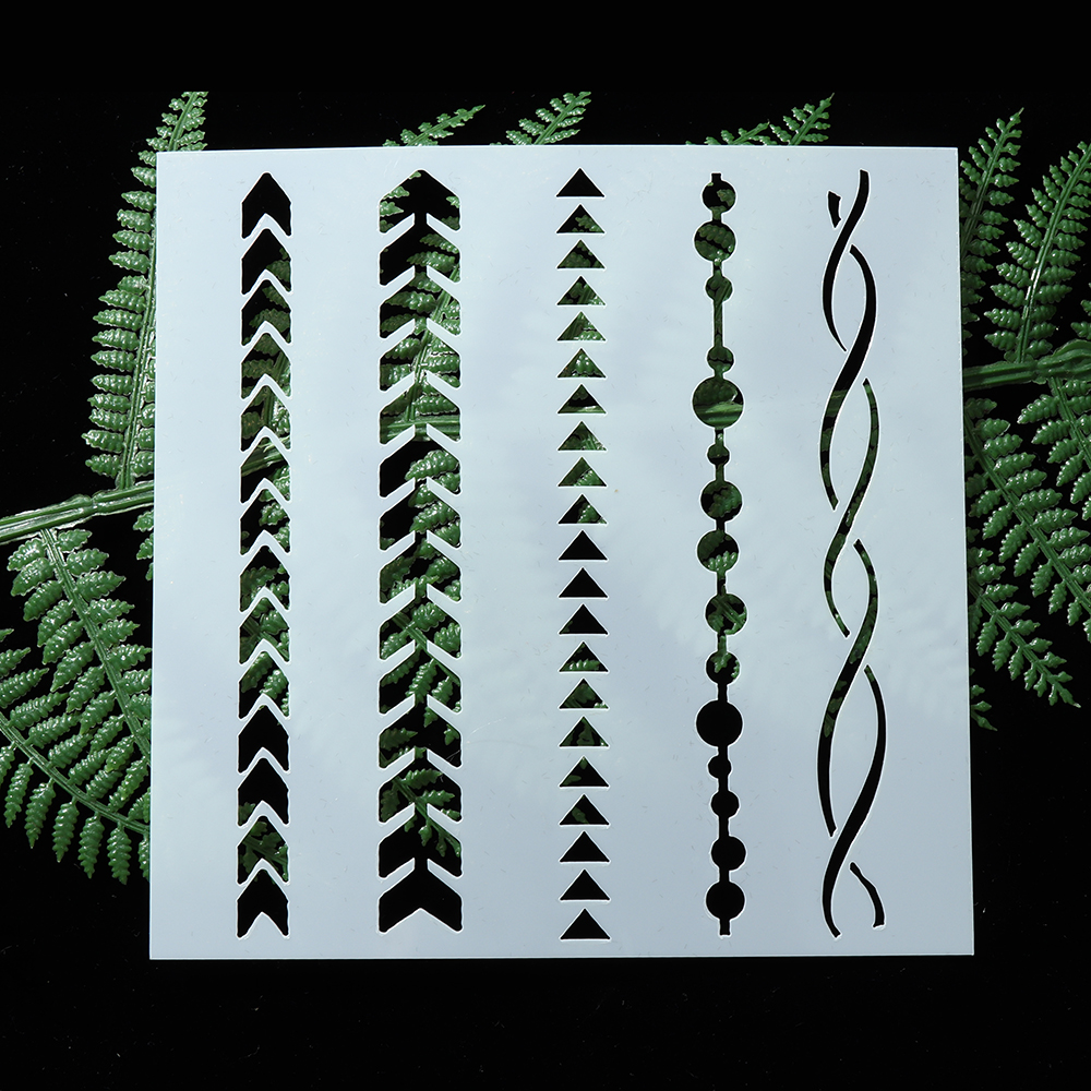 Wall Stencils Design Templates (Set of 6) Wall Stencils Design Templates (Set of 6)