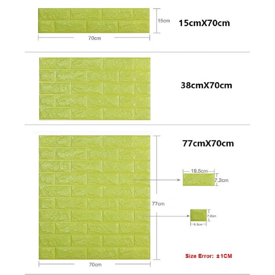 Wall Stickers Fake Brick Wall