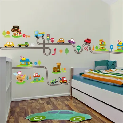 Wall Stickers for Kids Cars Design Wall Stickers for Kids Cars Design