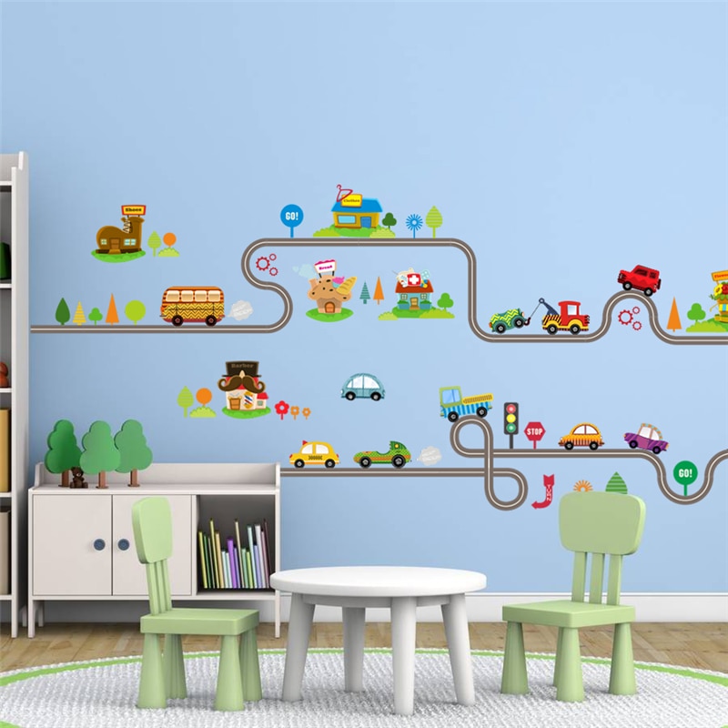 Wall Stickers for Kids Cars Design Wall Stickers for Kids Cars Design