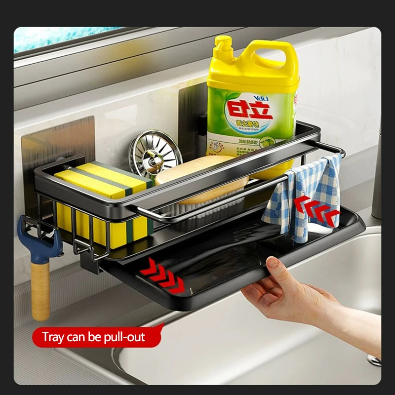 Wall Storage Suspended Kitchen Sink Drainer Sponge Holder Kitchen Soap Rack No Drill Shelf Storage And Kitchen Wall Storage Suspended Kitchen Sink Drainer Sponge Holder Kitchen Soap Rack No Drill Shelf Storage And Kitchen