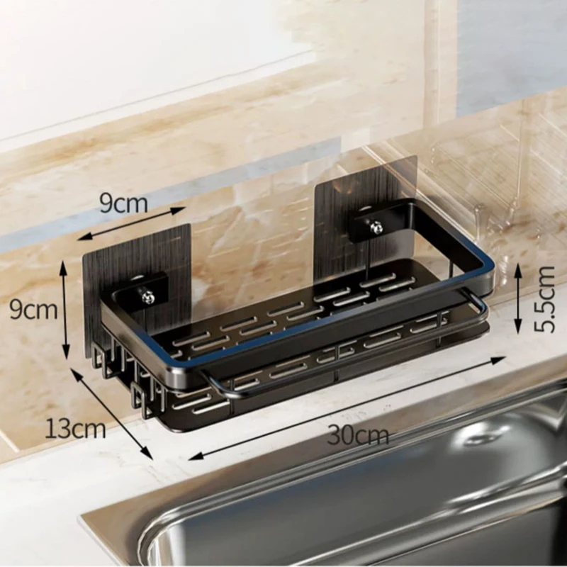 Wall Storage Suspended Kitchen Sink Drainer Sponge Holder Kitchen Soap Rack No Drill Shelf Storage And Kitchen Wall Storage Suspended Kitchen Sink Drainer Sponge Holder Kitchen Soap Rack No Drill Shelf Storage And Kitchen
