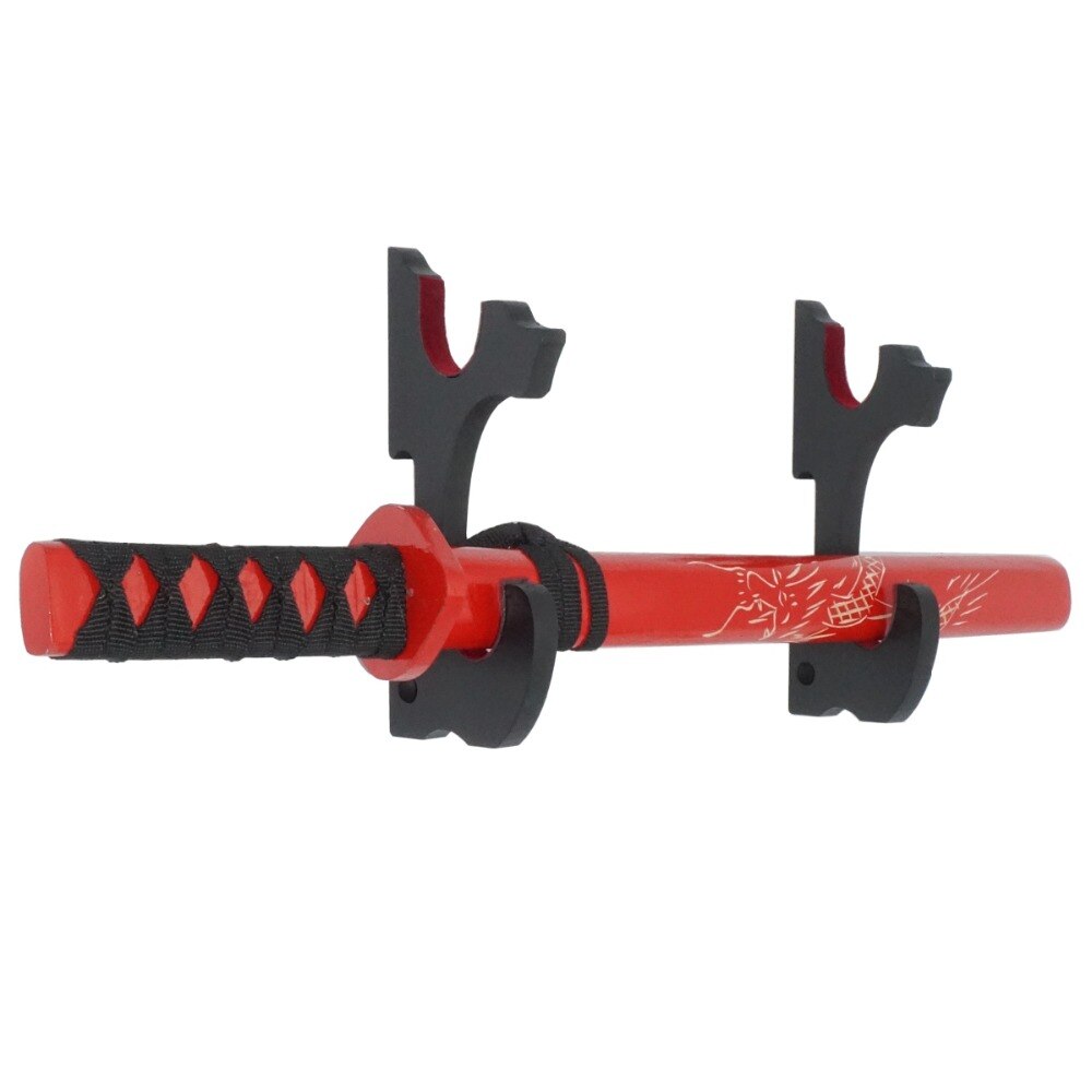 Wall Sword Holder Two-Tier Set (2pcs) Wall Sword Holder Two-Tier Set (2pcs)