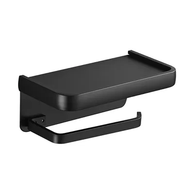 Wall Toilet Paper Holder with Phone Shelf Wall Toilet Paper Holder with Phone Shelf