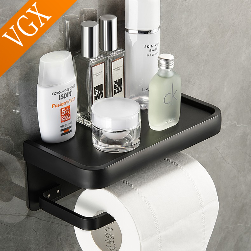 Wall Toilet Paper Holder with Phone Shelf Wall Toilet Paper Holder with Phone Shelf