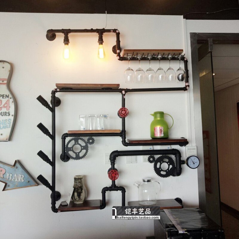 Wall Wine Rack Retro Design Wall Wine Rack Retro Design