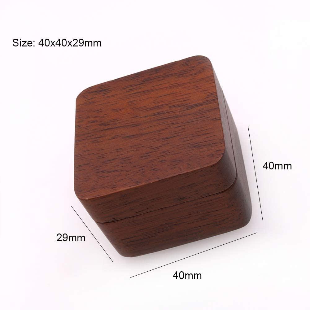 Walnut Wooden Guitar Pick Box