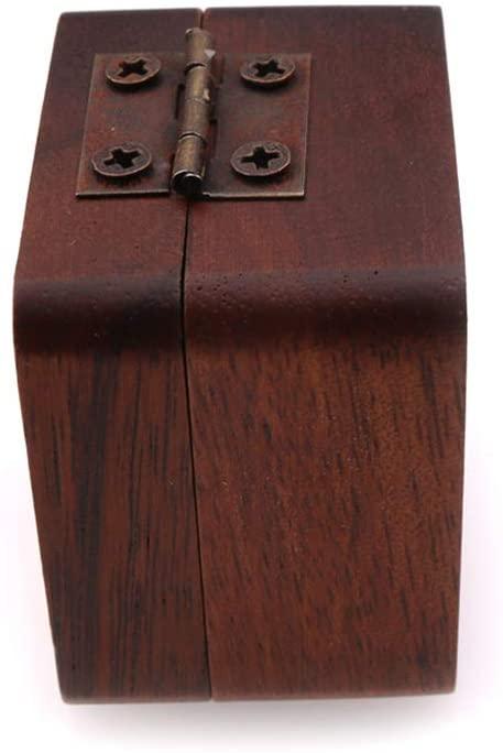 Walnut Wooden Guitar Pick Box