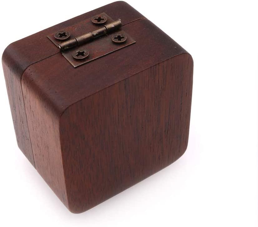 Walnut Wooden Guitar Pick Box