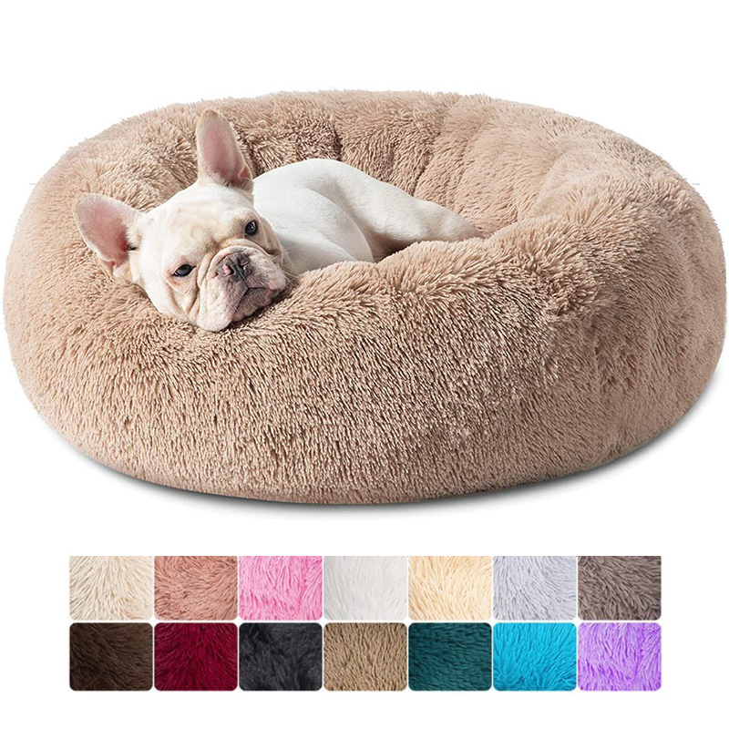 Warm and Cozy Round Plush Dog Bed Warm and Cozy Round Plush Dog Bed