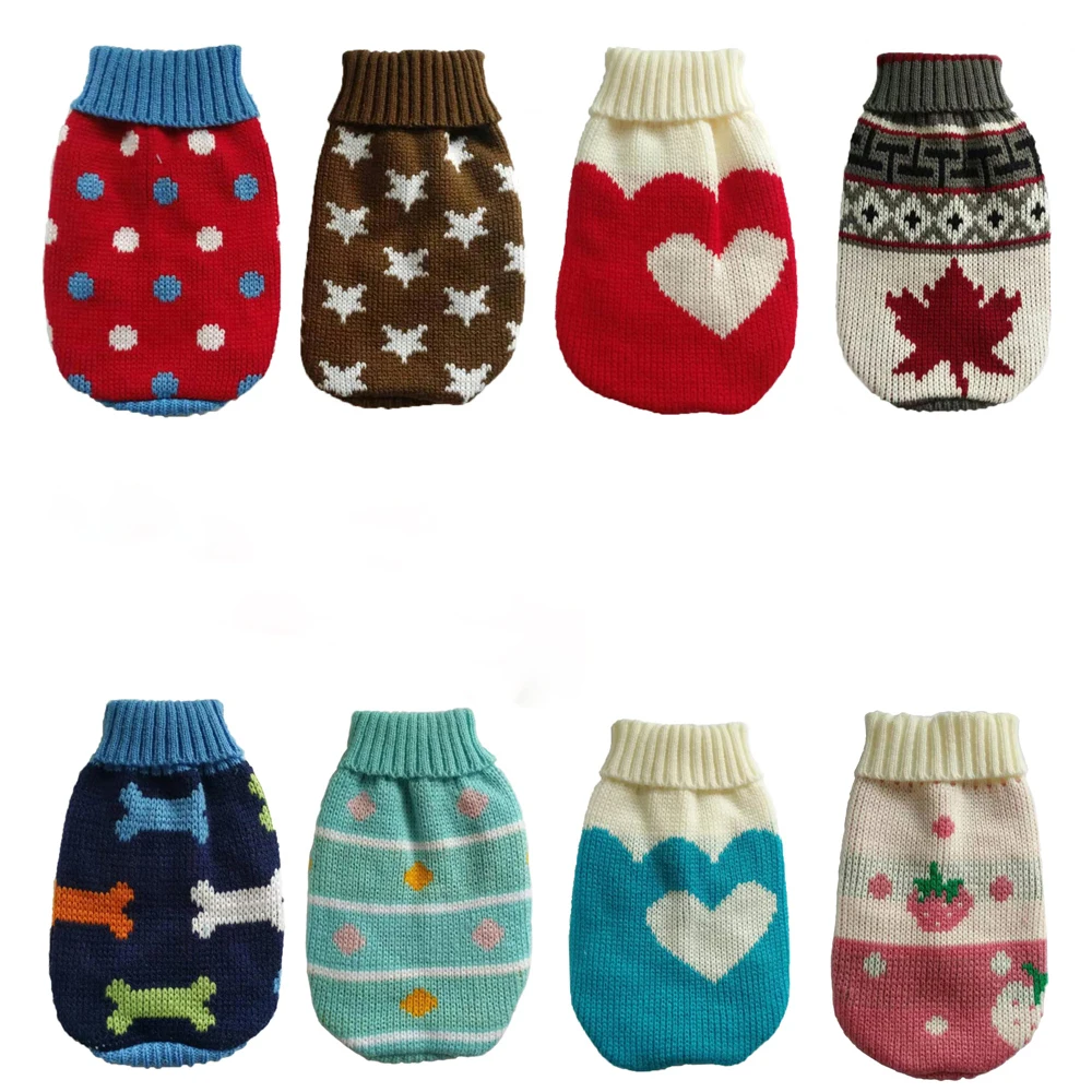 Warm Pet Dog Sweater Winter Dog Clothes for Small Medium Dogs Knitted Puppy Cat Coat Chihuahua French Bulldogs Yorkie Warm Pet Dog Sweater Winter Dog Clothes for Small Medium Dogs Knitted Puppy Cat Coat Chihuahua French Bulldogs Yorkie