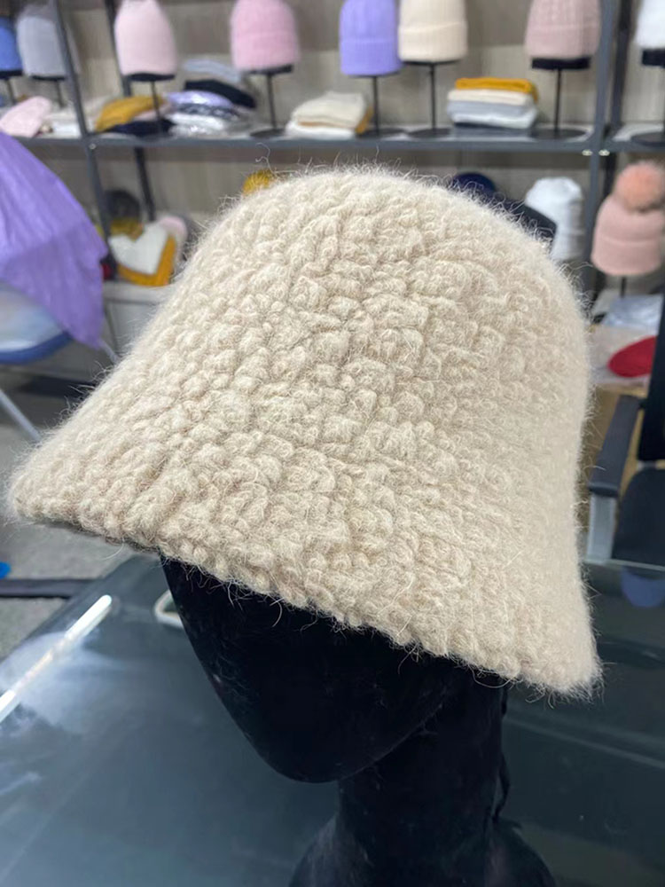 Warm Women's Wool Bucket Hat