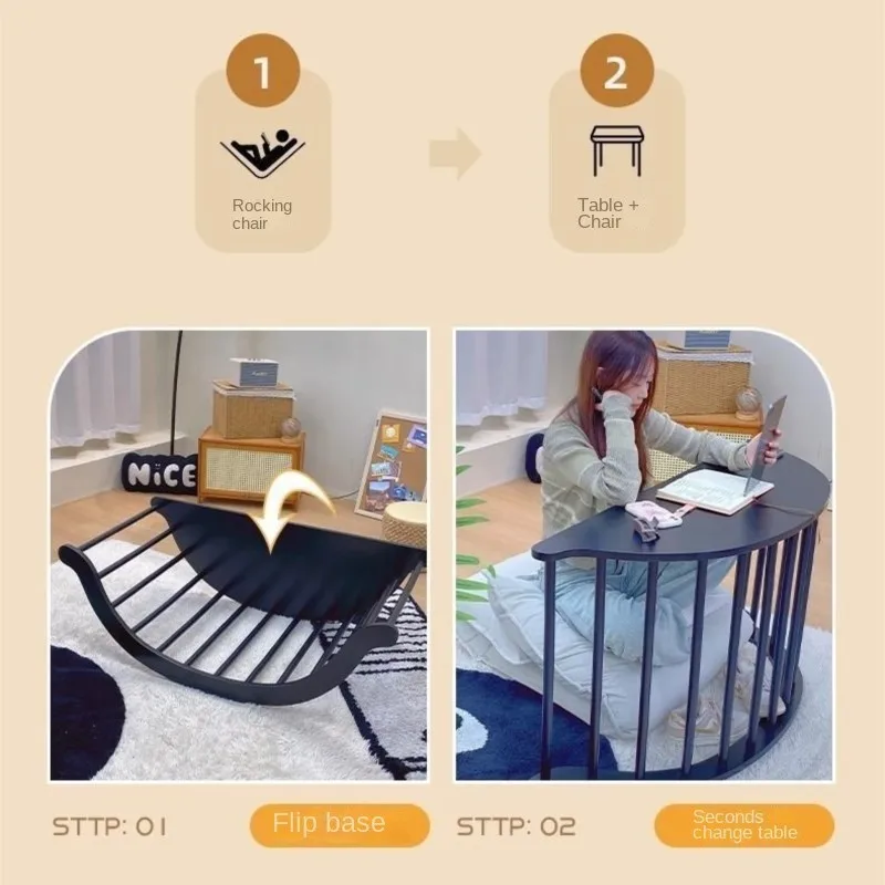 Warming Banana Rocking Chair Simple Lazy Solid Wood Single Sofa New Balcony Lounge Chair Living Room Home Retro Leisure Warming Banana Rocking Chair Simple Lazy Solid Wood Single Sofa New Balcony Lounge Chair Living Room Home Retro Leisure