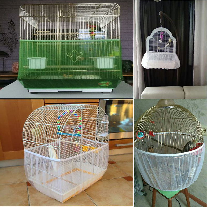 Washable and Reusable Bird Cage Net Cover Washable and Reusable Bird Cage Net Cover