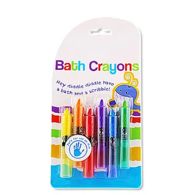 Washable Bath Crayons (6 pcs)