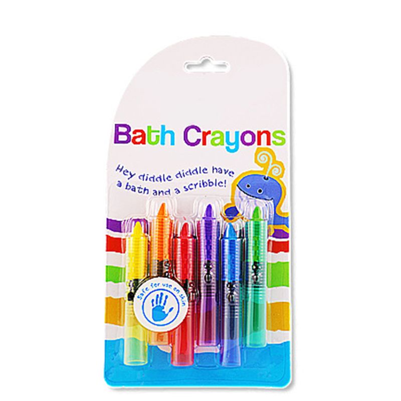 Washable Bath Crayons (6 pcs)