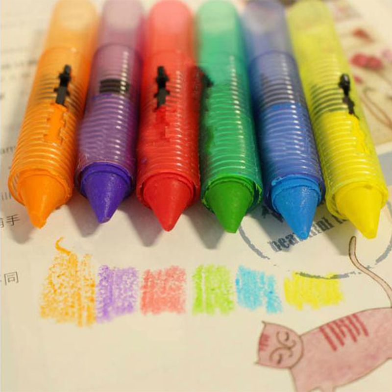 Washable Bath Crayons (6 pcs)