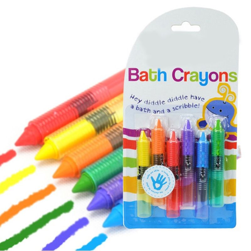 Washable Bath Crayons (6 pcs)